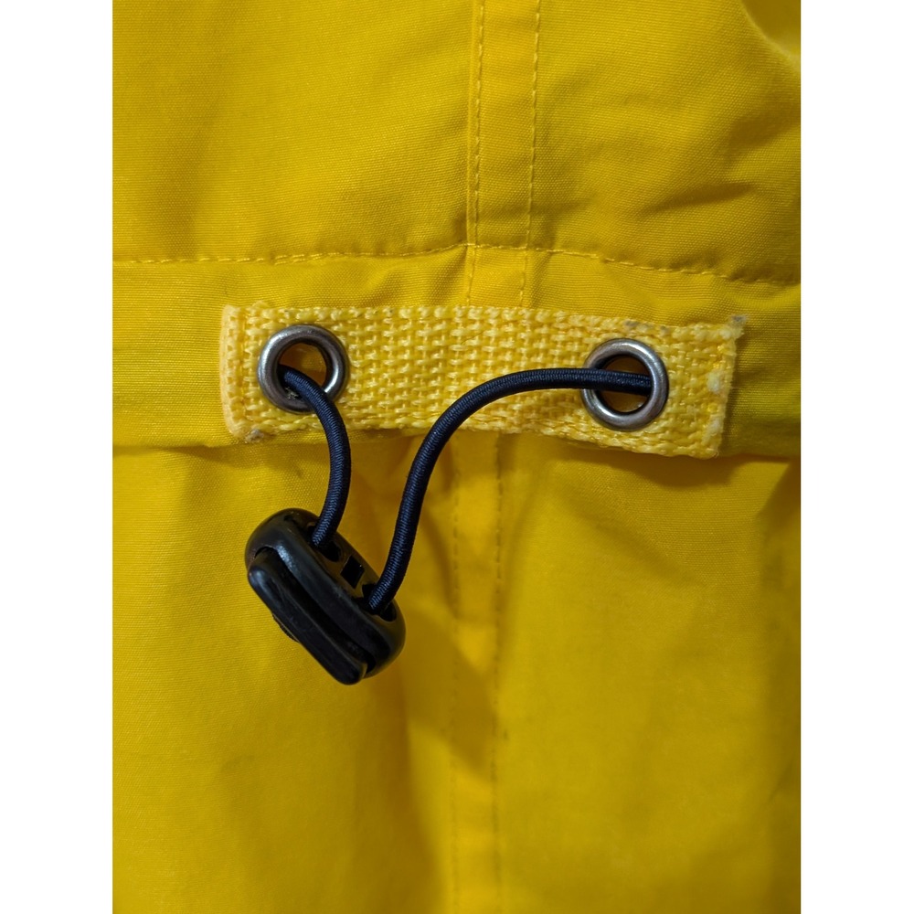 Vintage Y2K Yellow Convertible Parachute Cargo Pants Gorpcore Wide-Leg W/ Flaws - Picture 13 of 16